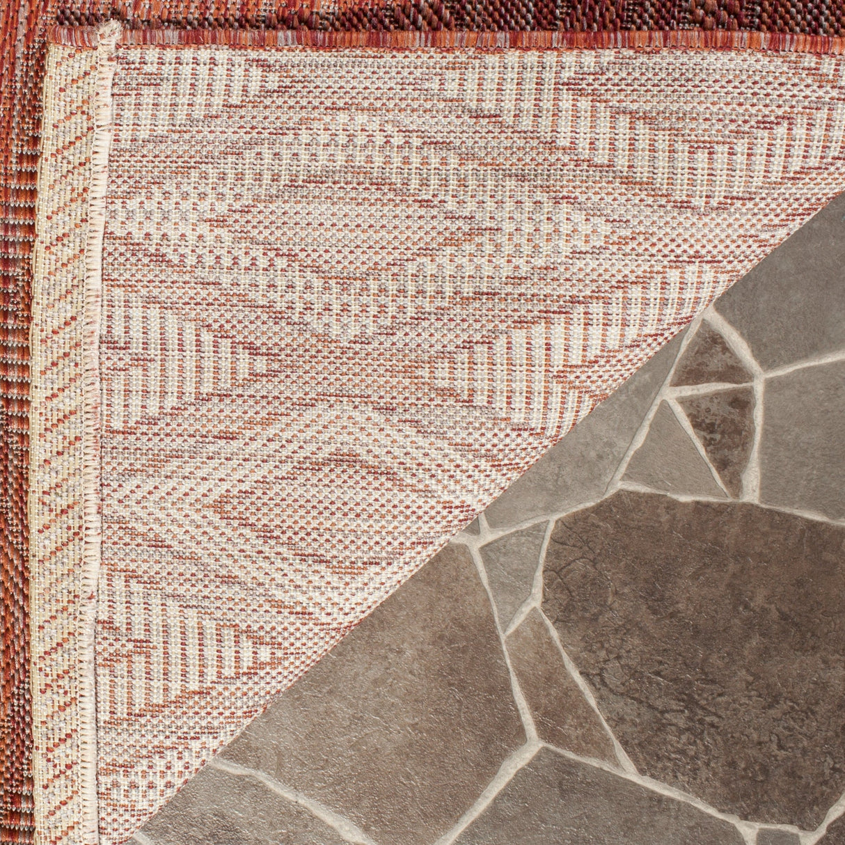 Safavieh Courtyard Cy8522 Red/Red Rug - Safavieh - cy8522 - 36522 - 27