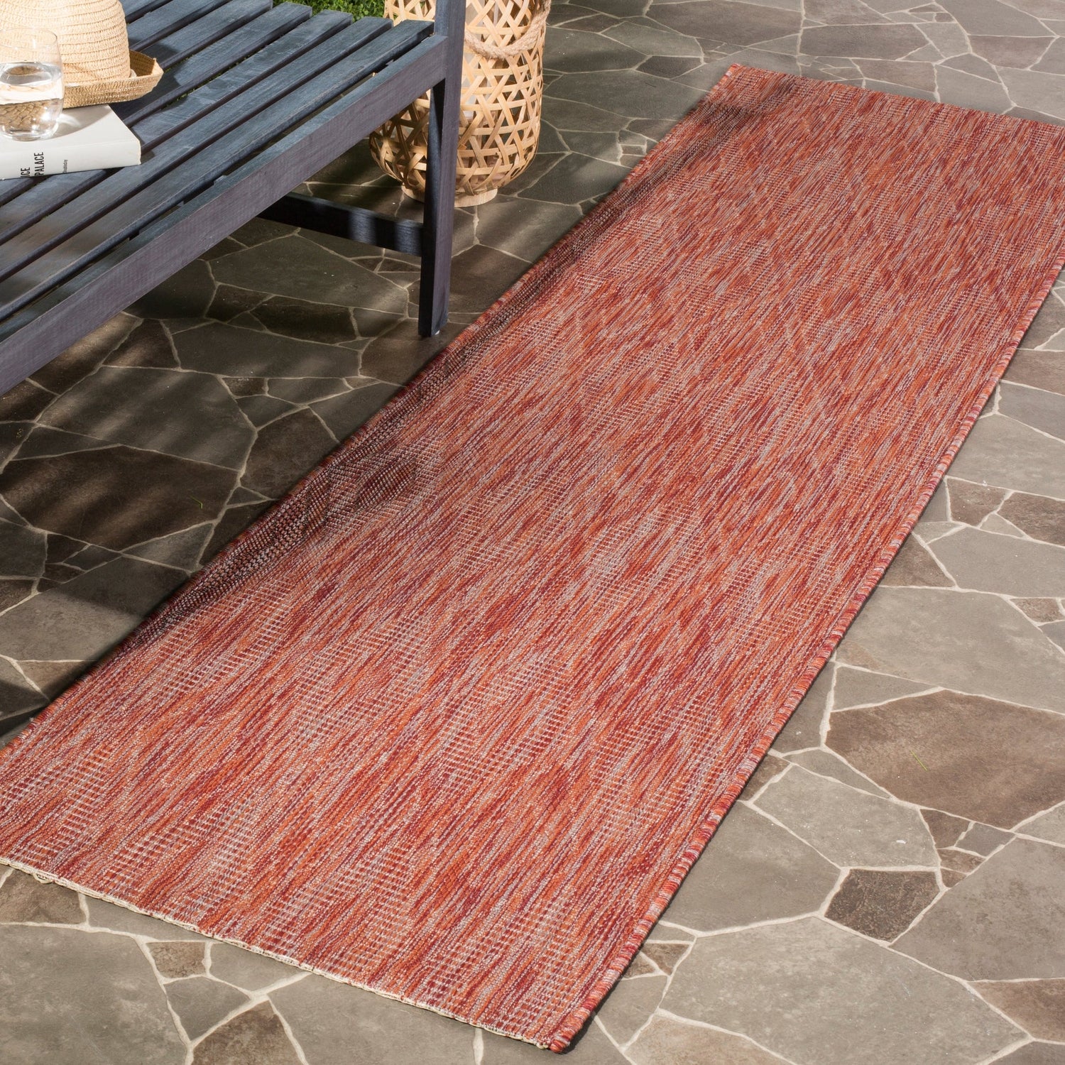 Safavieh Courtyard Cy8522 Red/Red Rug - Safavieh - cy8522 - 36522 - 27