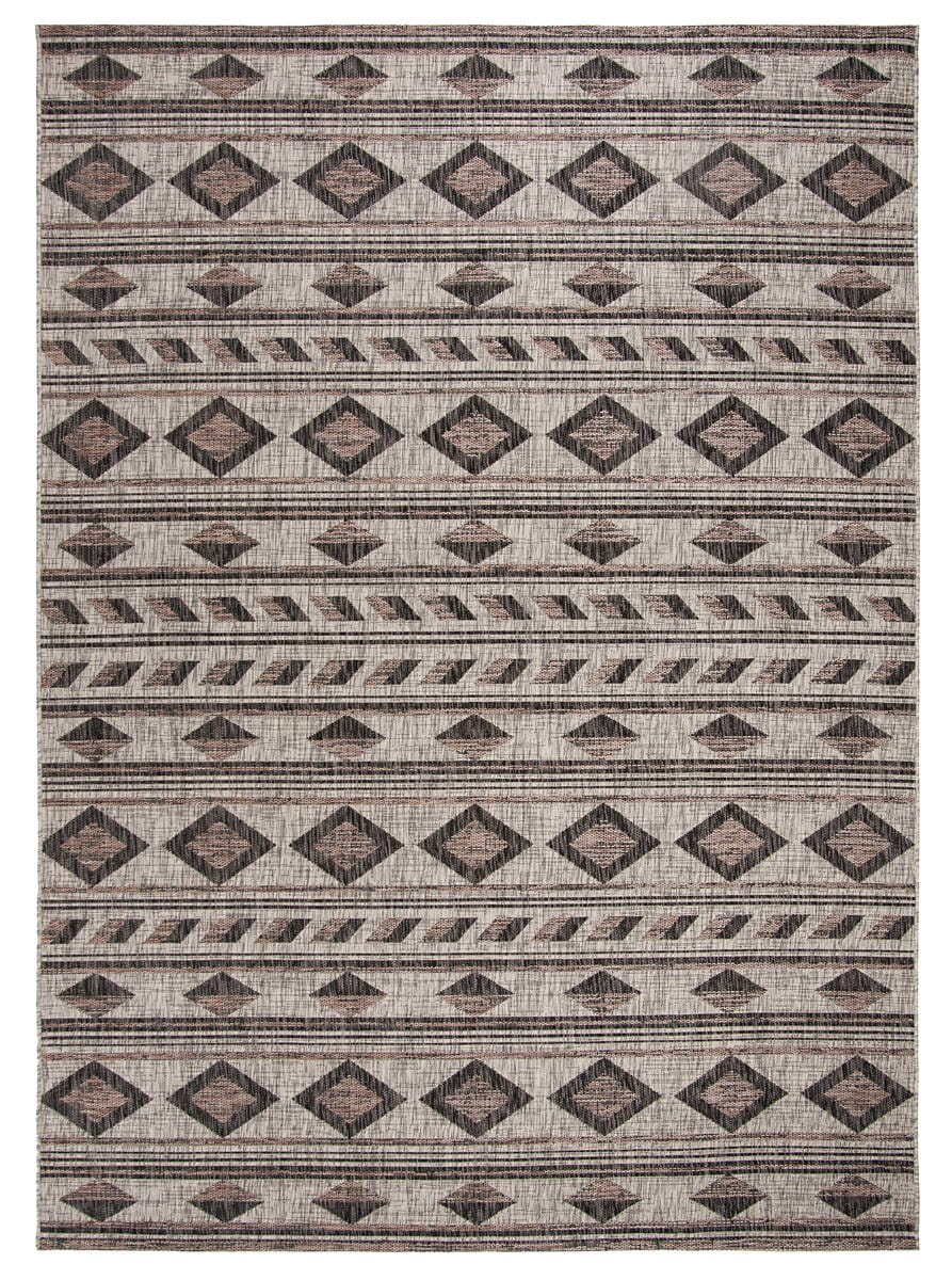 Safavieh Courtyard Cy8529 - 37612 Grey / Black Rugs - Safavieh - cy8529 - 37612 - 7r