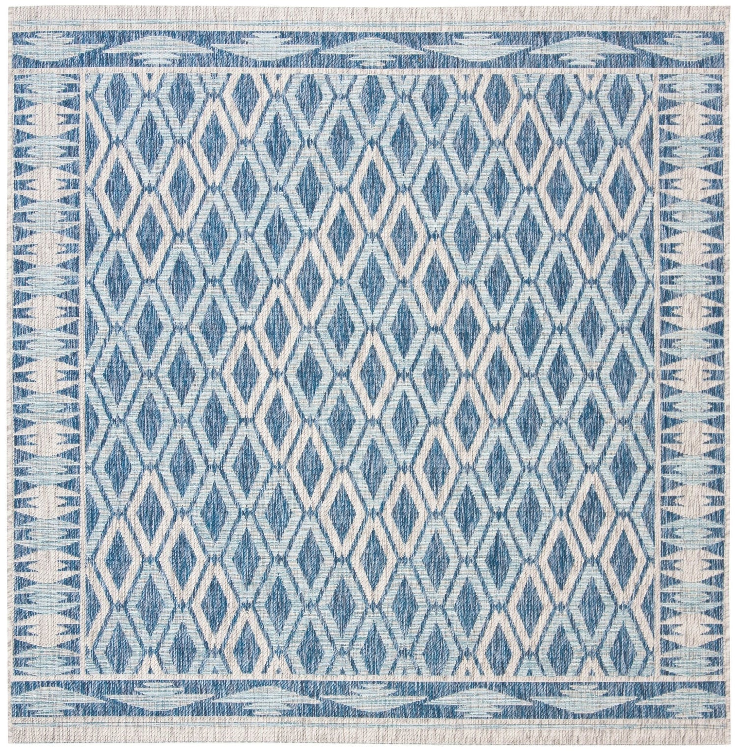 Safavieh Courtyard Cy8531 Navy/Grey Rug - Safavieh - cy8531 - 36821 - 4sq