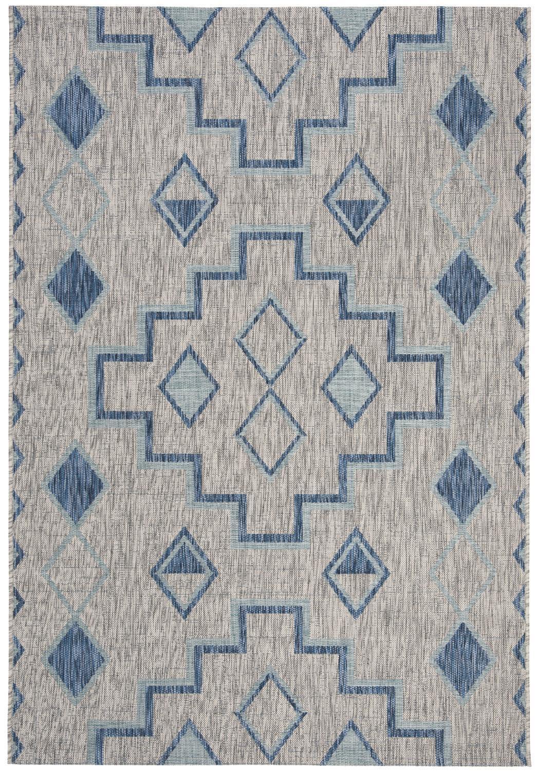 Safavieh Courtyard Cy8533 - 36812 Grey/Aqua Rugs - Safavieh - cy8533 - 36812 - 2