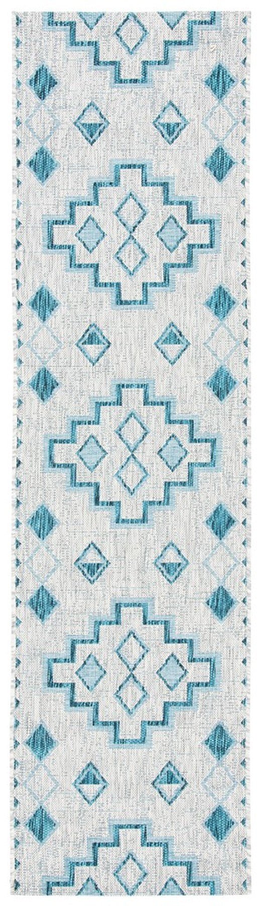 Safavieh Courtyard Cy8533 - 37212 Grey/Teal Rugs - Safavieh - cy8533 - 37212 - 27