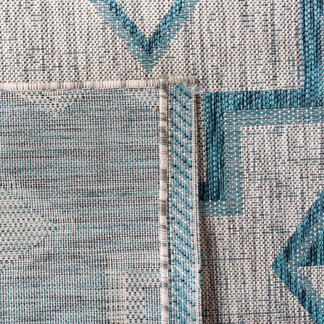 Safavieh Courtyard Cy8533 - 37212 Grey/Teal Rugs - Safavieh - cy8533 - 37212 - 7r