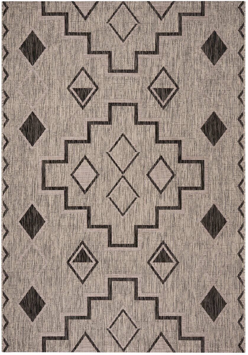 Safavieh Courtyard Cy8533 - 37612 Grey / Black Rugs - Safavieh - cy8533 - 37612 - 2