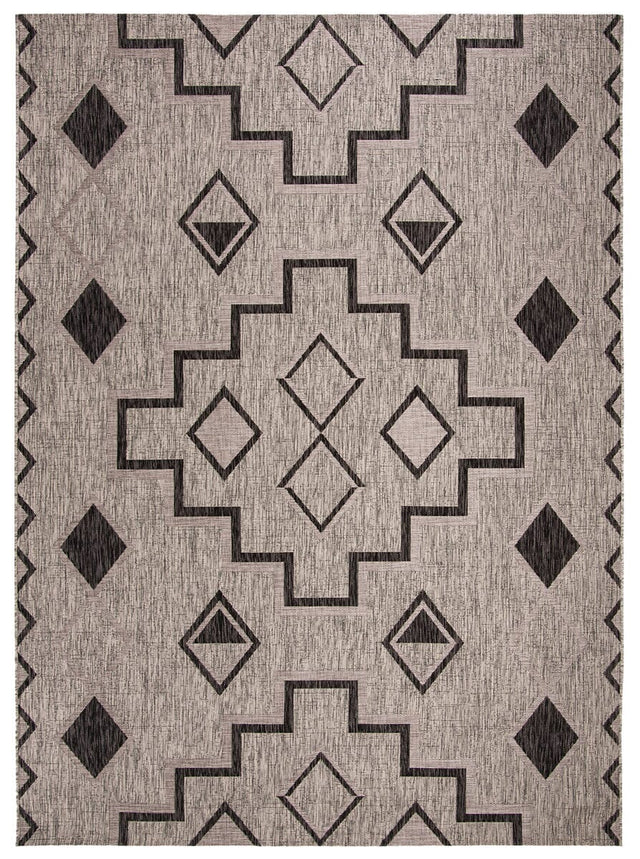 Safavieh Courtyard Cy8533 - 37612 Grey / Black Rugs - Safavieh - cy8533 - 37612 - 7r
