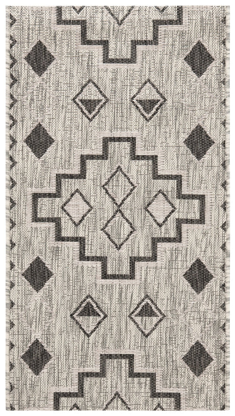 Safavieh Courtyard Cy8533 Grey/Black Rug - Safavieh - cy8533 - 37612 - 4r