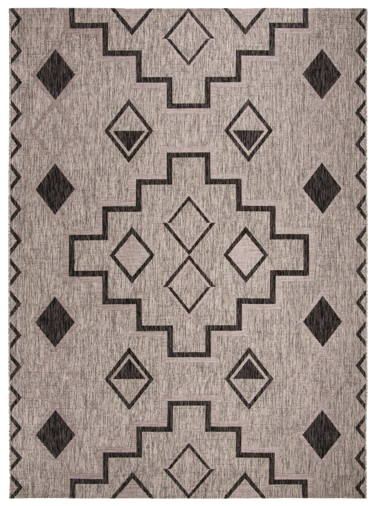Safavieh Courtyard Cy8533 Grey/Black Rug - Safavieh - cy8533 - 37612 - 4r