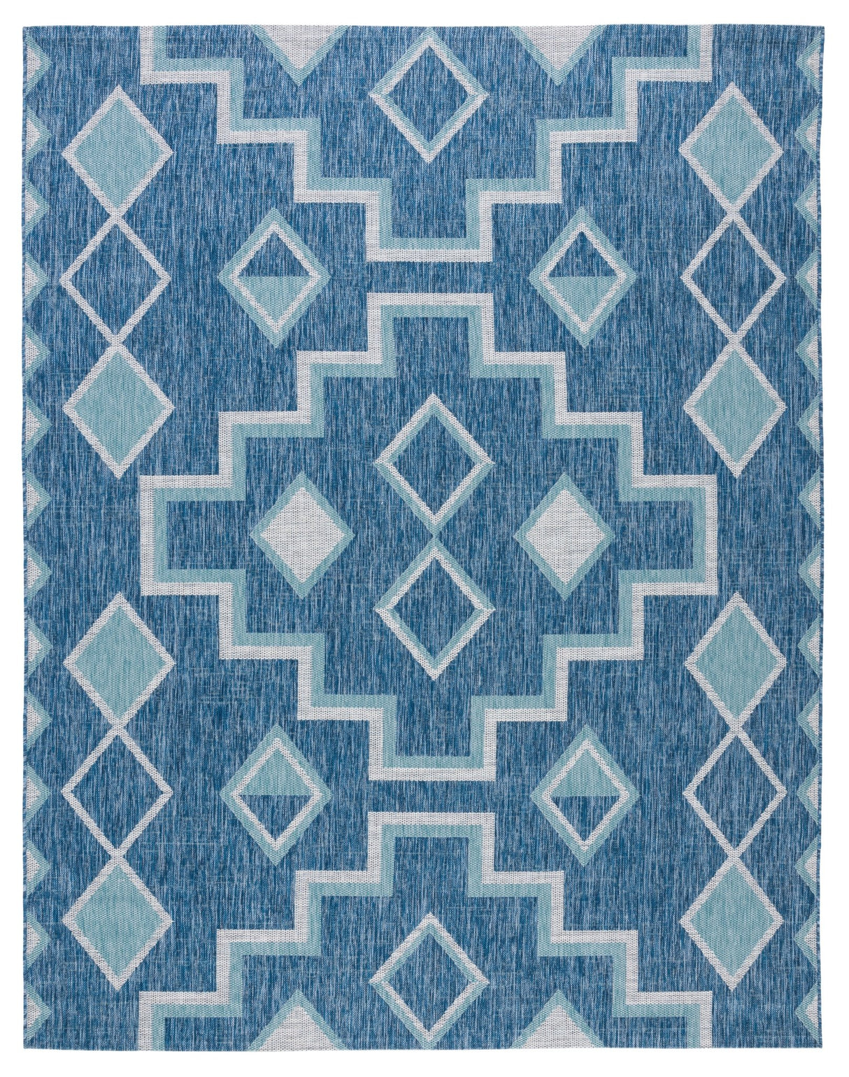 Safavieh Courtyard Cy8533 Navy/Aqua Rug - Safavieh - cy8533 - 39421 - 4r