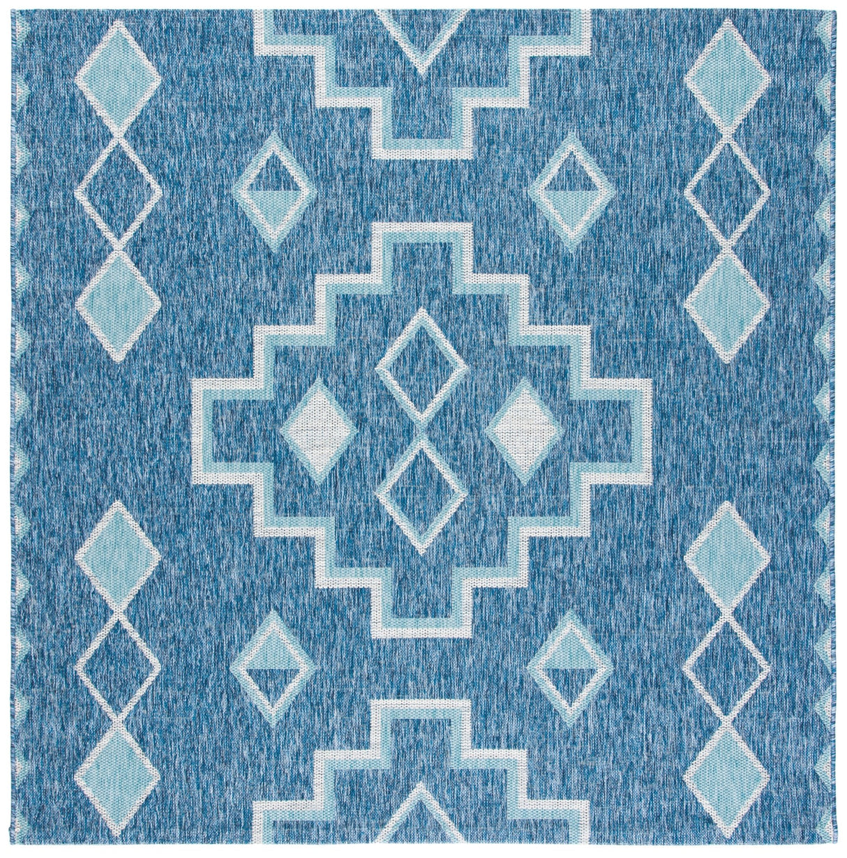 Safavieh Courtyard Cy8533 Navy/Aqua Rug - Safavieh - cy8533 - 39421 - 4sq