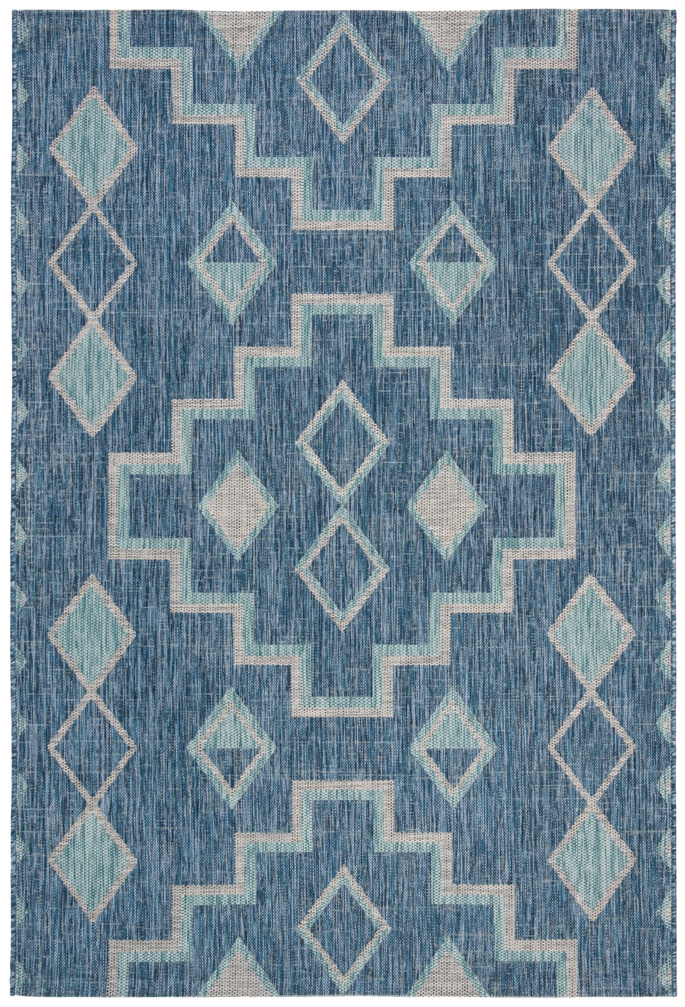 Safavieh Courtyard Cy8533 Navy/Aqua Rug - Safavieh - cy8533 - 39421 - 810