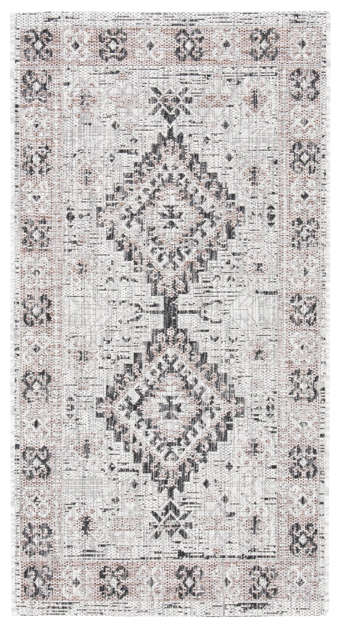 Safavieh Courtyard Cy8546 - 37613 Light Grey/Light Beige Rugs - Safavieh - cy8546 - 37613 - 7r
