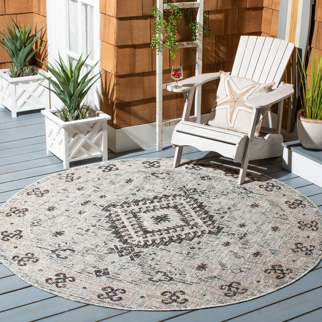 Safavieh Courtyard Cy8546 - 37613 Light Grey/Light Beige Rugs - Safavieh - cy8546 - 37613 - 7r