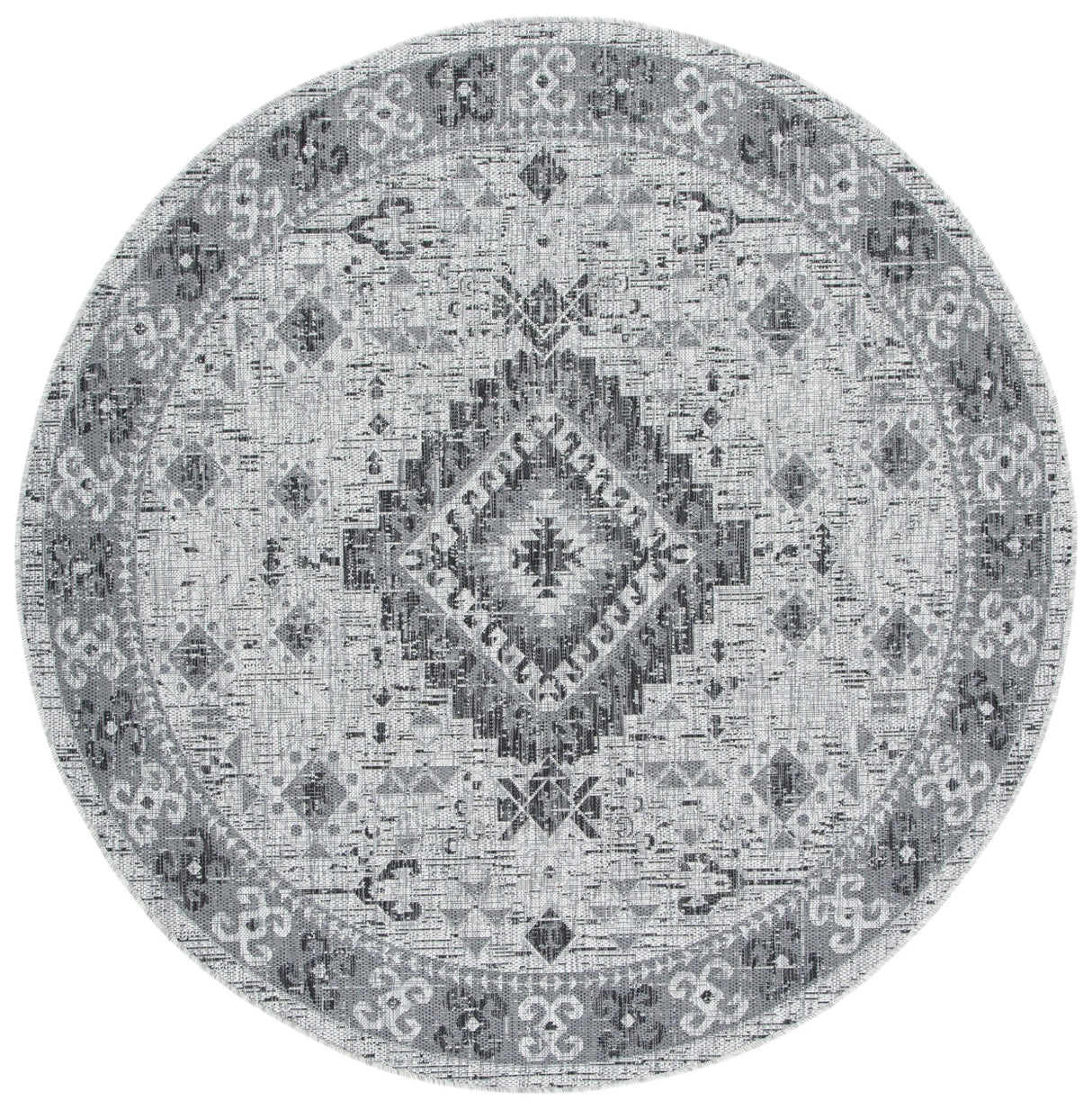 Safavieh Courtyard Cy8546 Light Grey/Charcoal Rug - Safavieh - cy8546 - 37612 - 7r