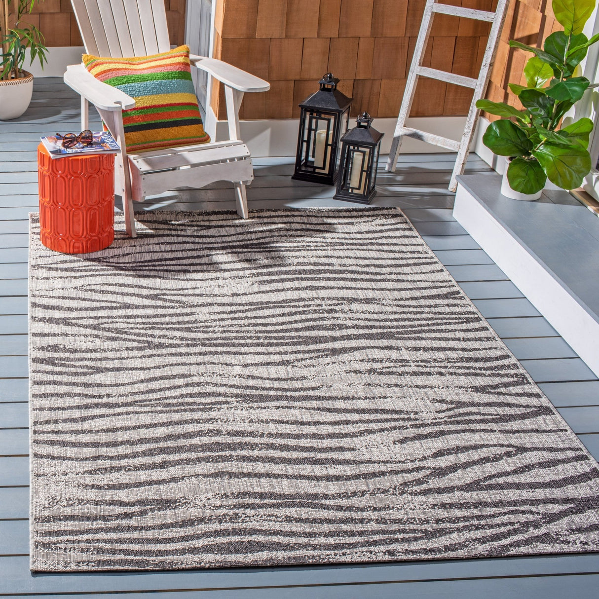 Safavieh Courtyard Cy8551 - 37612 Grey/Black Rugs - Safavieh - cy8551 - 37612 - 3