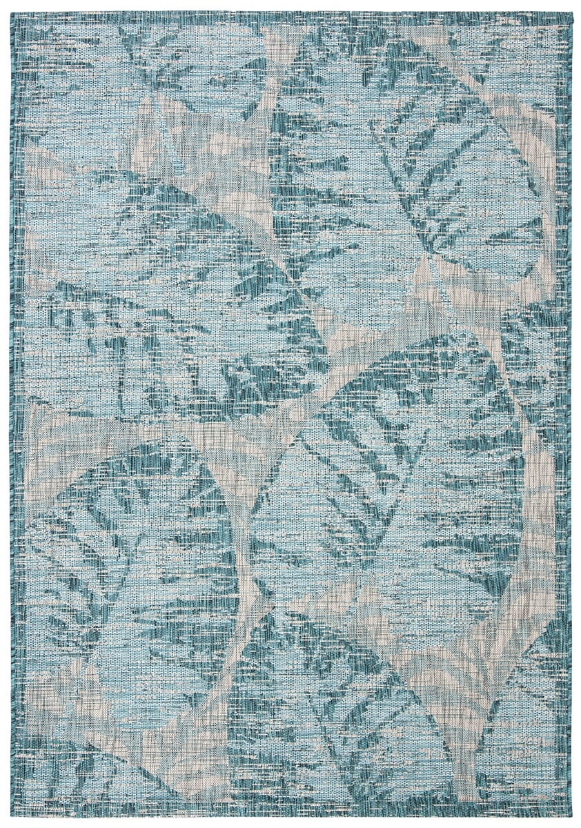 Safavieh Courtyard Cy8556 - 37212 Grey / Aqua Rugs - Safavieh - cy8556 - 37212 - 4
