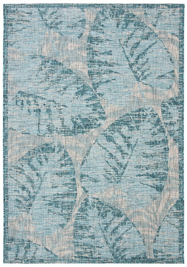 Safavieh Courtyard Cy8556 - 37212 Grey / Aqua Rugs - Safavieh - cy8556 - 37212 - 4