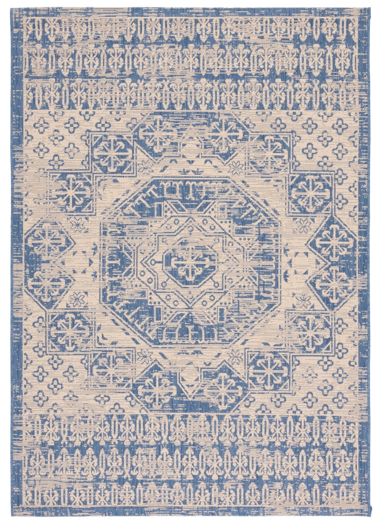 Safavieh Courtyard Cy8578 Beige/Blue Rug - Safavieh - cy8578 - 23312 - 5