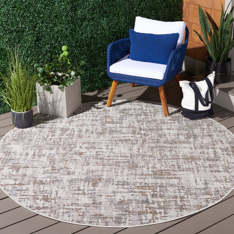 Safavieh Courtyard Cy8580 - 59012 Ivory/Dark Grey Brown Rug - Safavieh - cy8580 - 59012 - 7r