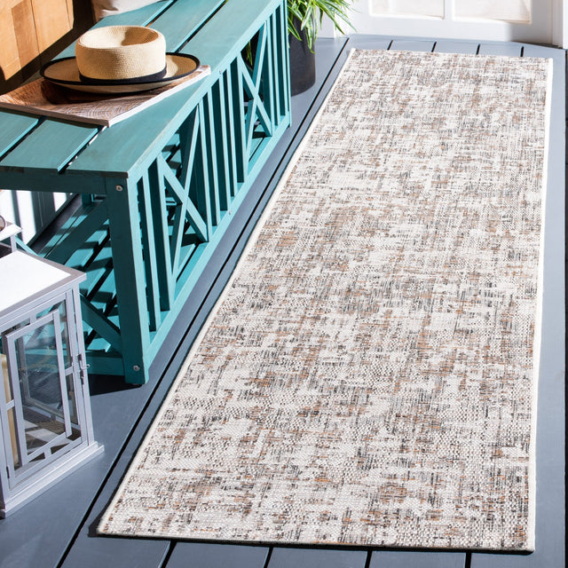 Safavieh Courtyard Cy8580 - 59012 Ivory/Dark Grey Brown Rug - Safavieh - cy8580 - 59012 - 7r