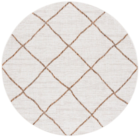 Safavieh Courtyard Cy8635 - 59312 Ivory/Brown Rug - Safavieh - cy8635 - 59312 - 7r