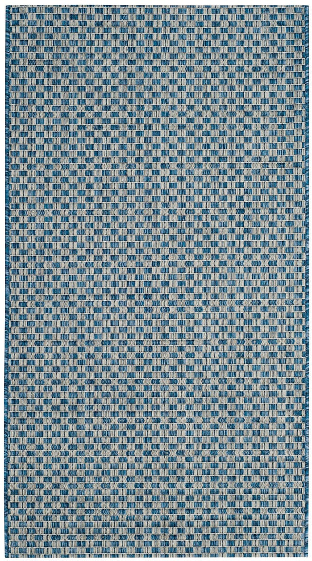 Safavieh Courtyard Cy8653 - 36821 Blue / Light Grey Rugs - Safavieh - cy8653 - 36821 - 28