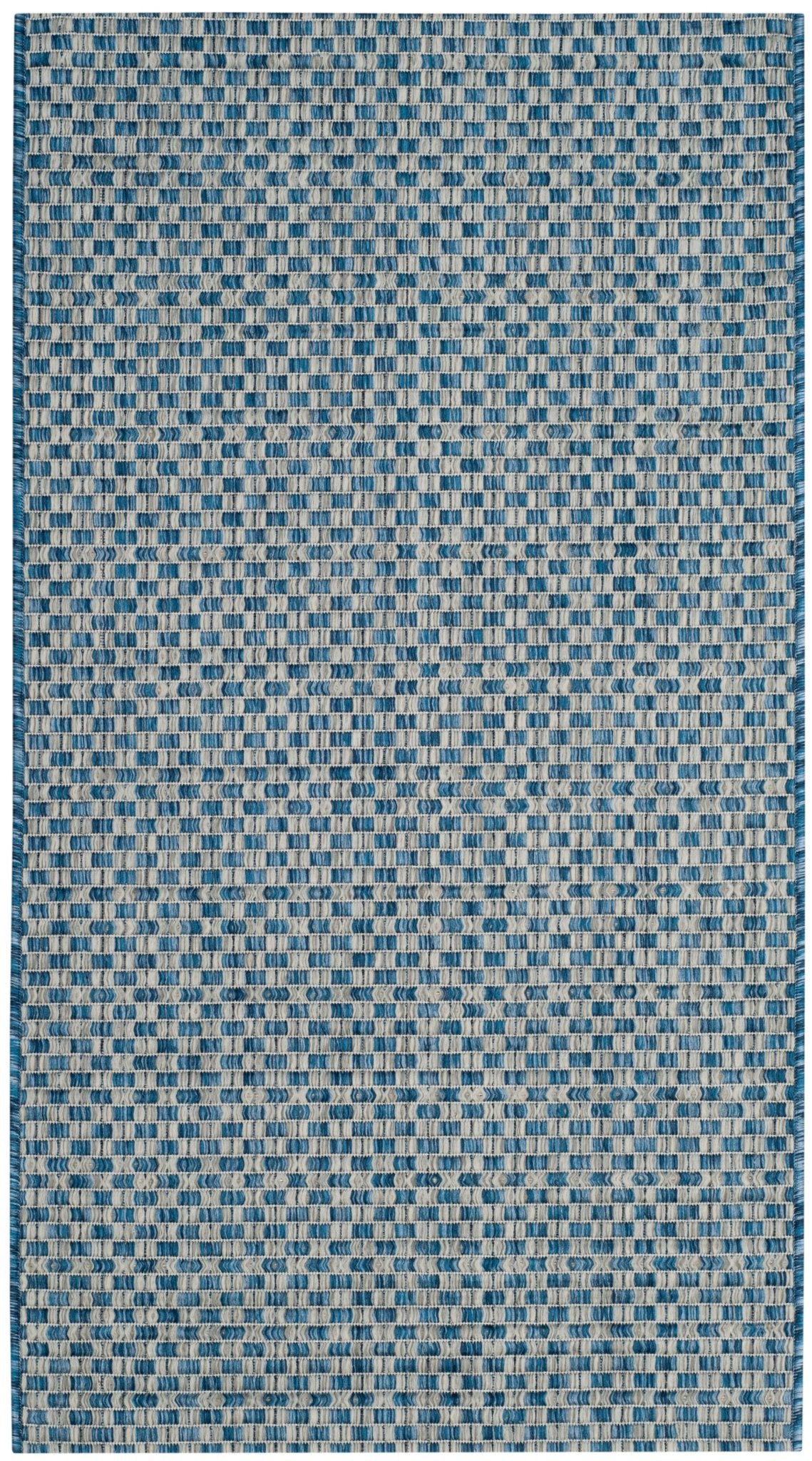 Safavieh Courtyard Cy8653 Blue/Light Grey Rug - Safavieh - cy8653 - 36821 - 4r