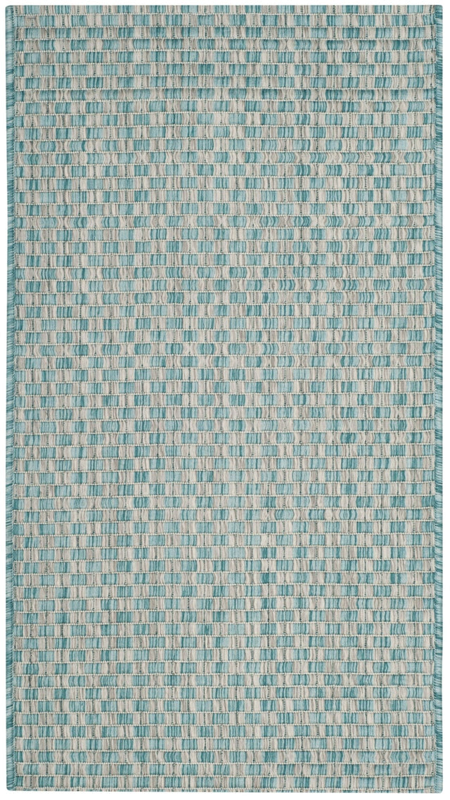 Safavieh Courtyard Cy8653 Light Blue/Light Grey Rug - Safavieh - cy8653 - 37121 - 4r