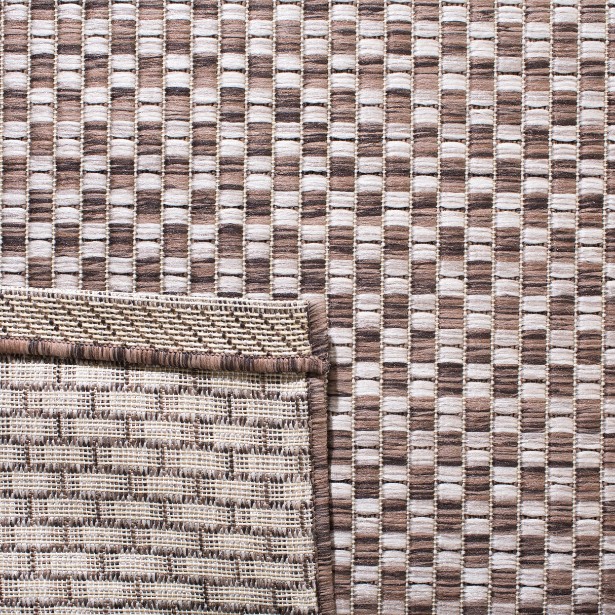 Safavieh Courtyard Cy8653 Light Brown/Light Grey Rug - Safavieh - cy8653 - 36321 - 5r