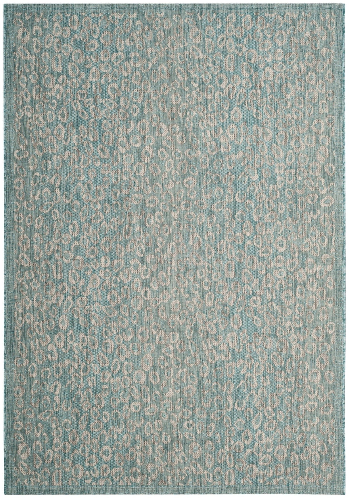 Safavieh Courtyard Cy8659 - 37121 Aqua/Grey Rug - Safavieh - cy8659 - 37121 - 5