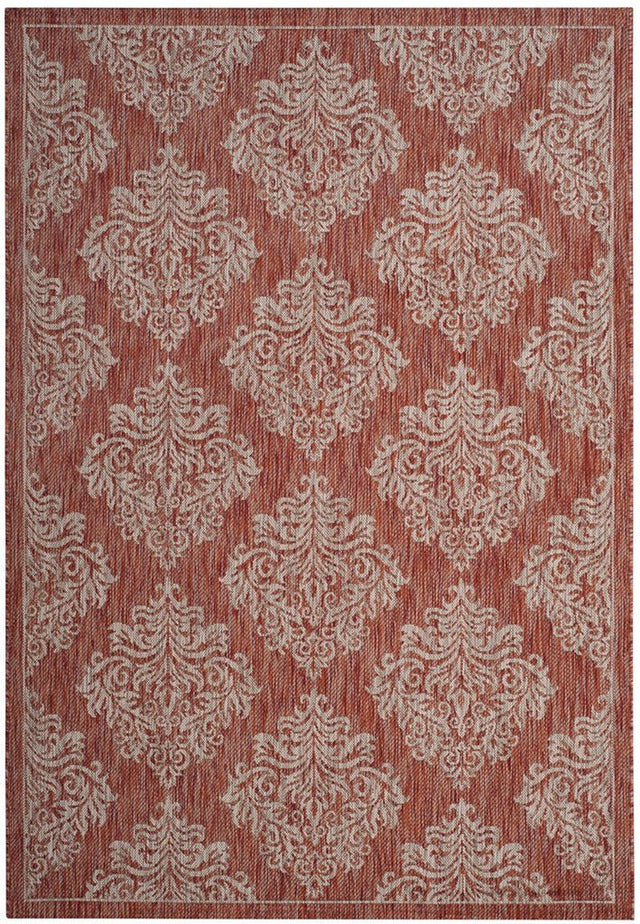 Safavieh Courtyard Cy8668 - 36521 Rust/Grey Rug - Safavieh - cy8668 - 36521 - 5