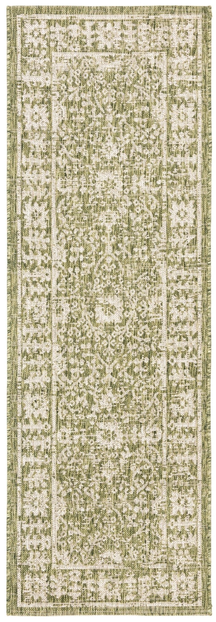 Safavieh Courtyard Cy8678 Green/Beige Rug - Safavieh - cy8678 - 379 - 4