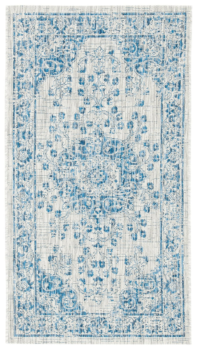 Safavieh Courtyard Cy8679 Grey/Navy Rug - Safavieh - cy8679 - 368 - 3