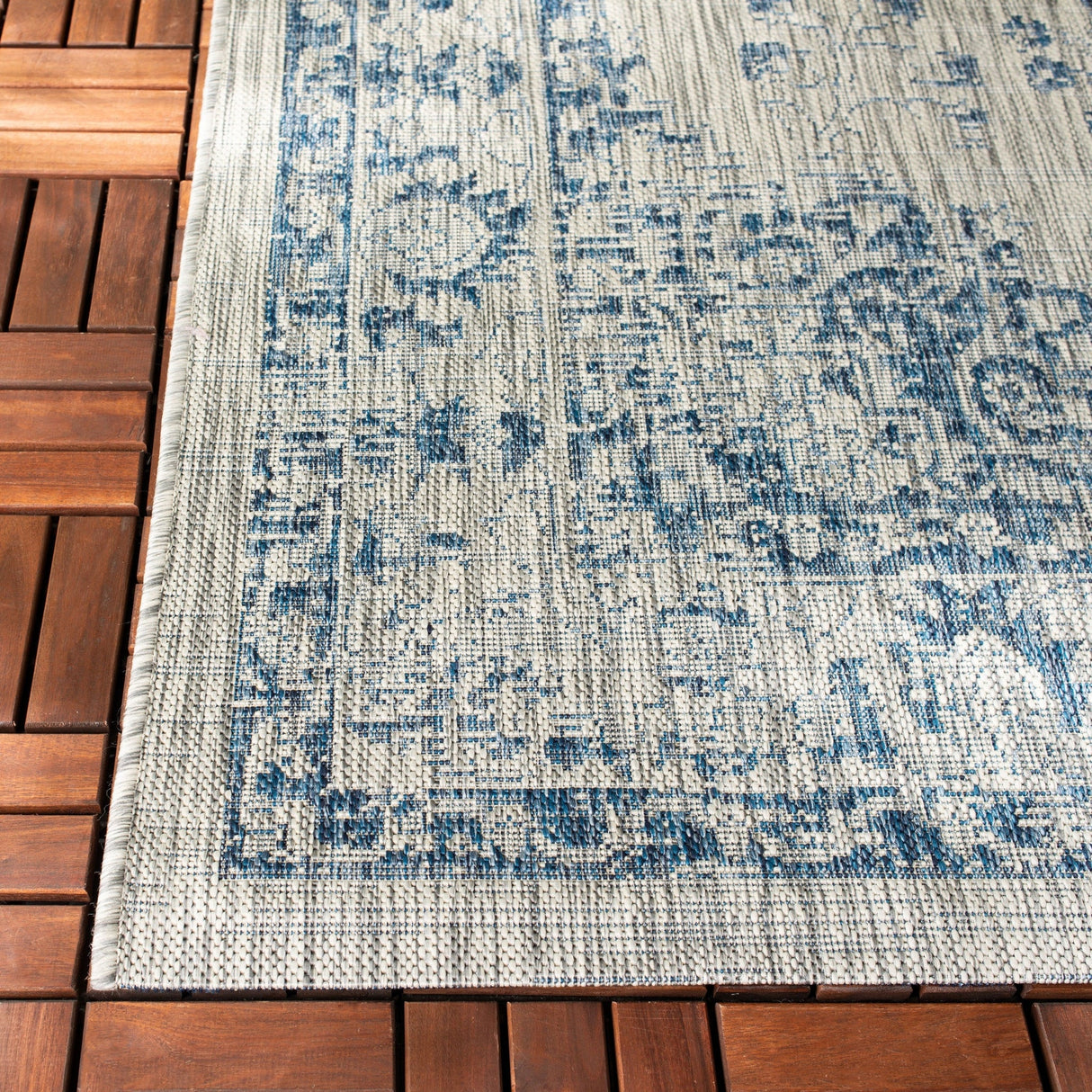 Safavieh Courtyard Cy8679 Grey/Navy Rug - Safavieh - cy8679 - 368 - 3