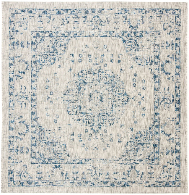 Safavieh Courtyard Cy8679 Grey/Navy Rug - Safavieh - cy8679 - 368 - 7sq