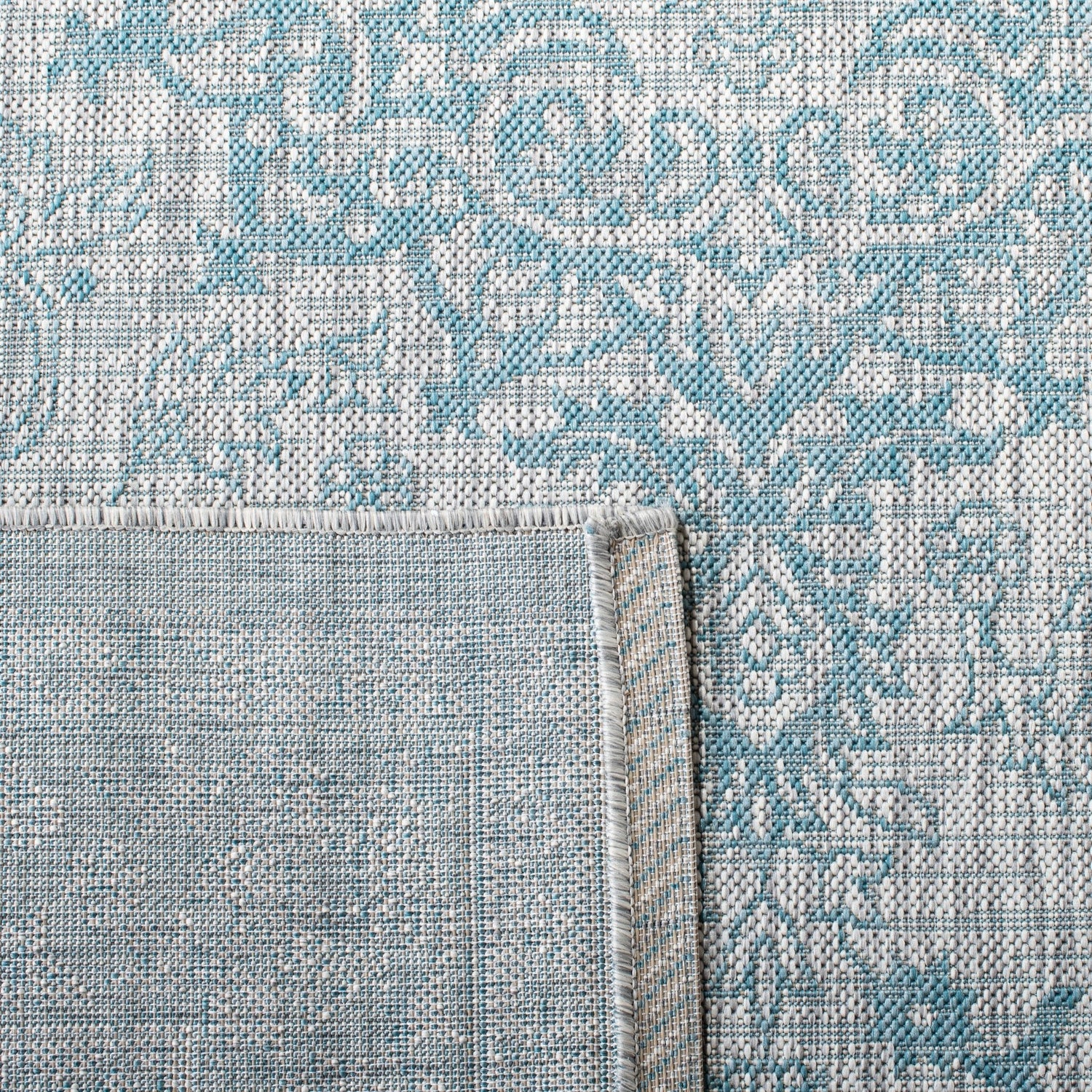 Safavieh Courtyard Cy8679 Light Grey/Aqua Rug - Safavieh - cy8679 - 37112 - 5