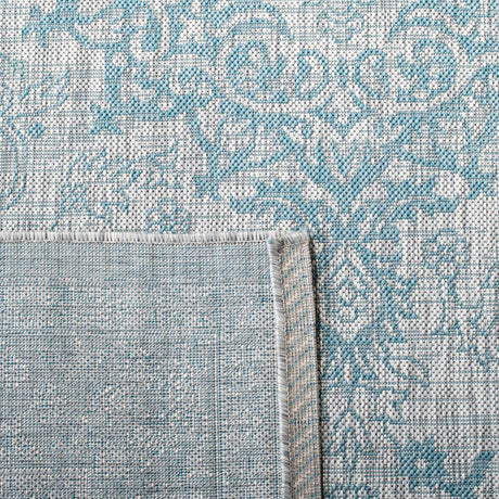 Safavieh Courtyard Cy8679 Light Grey/Aqua Rug - Safavieh - cy8679 - 37112 - 5
