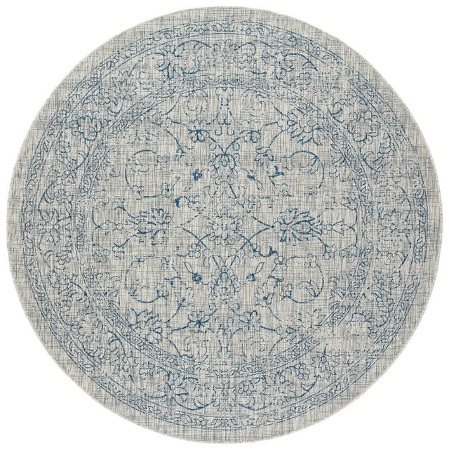 Safavieh Courtyard Cy8680 - 36812 Grey/Navy Rugs - Safavieh - cy8680 - 36812 - 5r