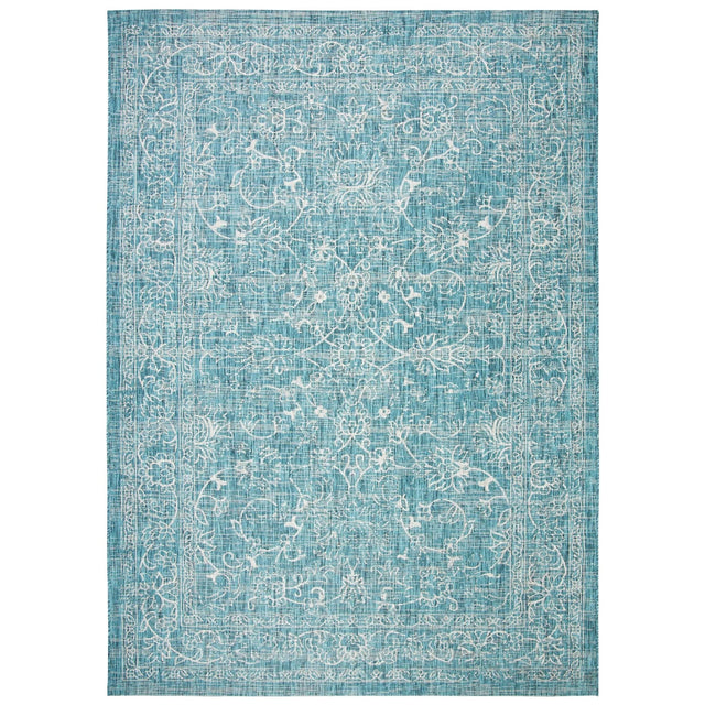 Safavieh Courtyard Cy8680 - 37121 Aqua/Grey Rugs - Safavieh - cy8680 - 37121 - 2