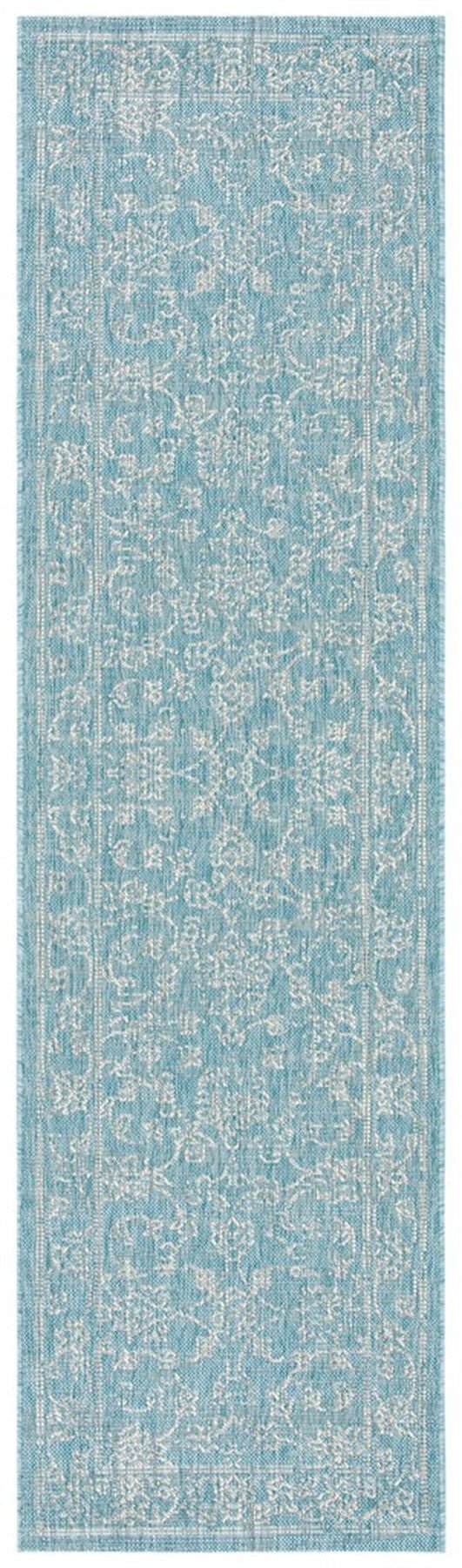 Safavieh Courtyard Cy8680 - 37121 Aqua/Grey Rugs - Safavieh - cy8680 - 37121 - 27