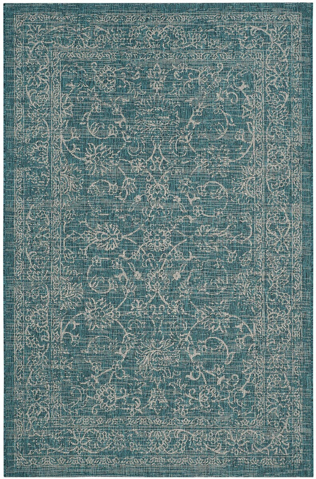 Safavieh Courtyard Cy8680 - 37221 Turquoise Rugs - Safavieh - cy8680 - 37221 - 2