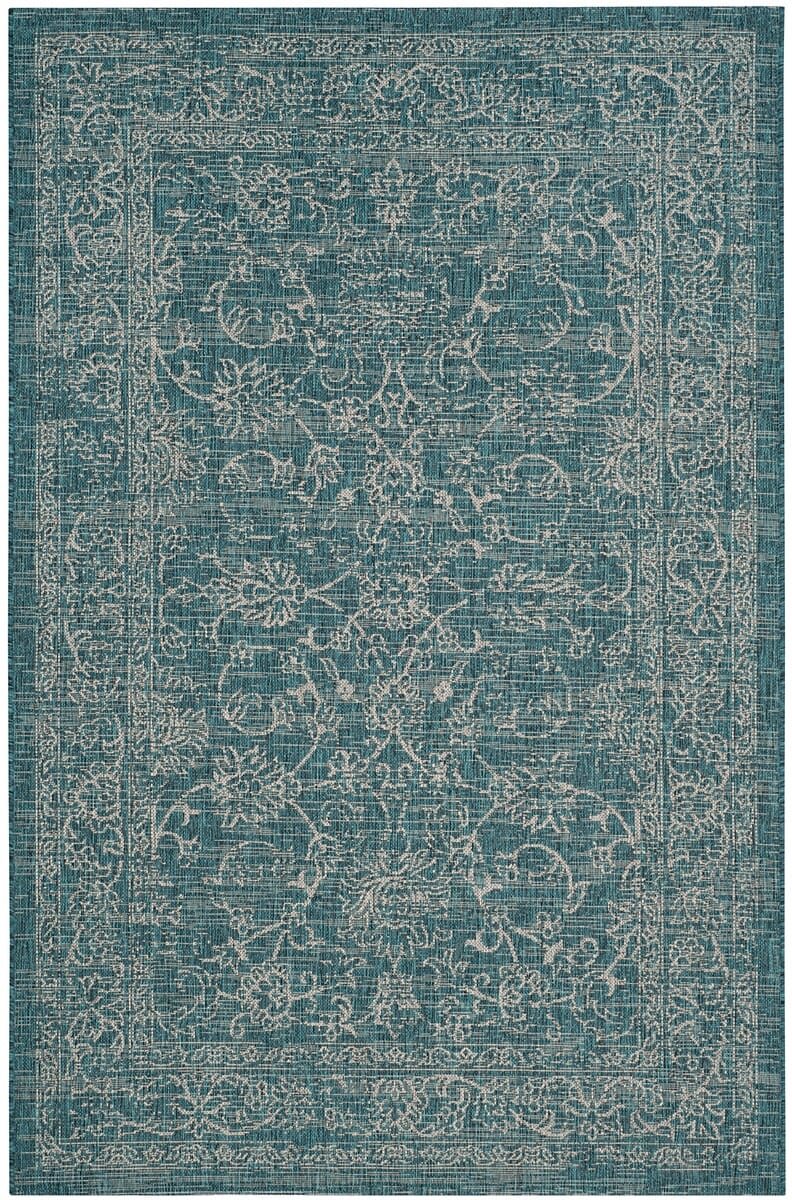 Safavieh Courtyard Cy8680 - 37221 Turquoise Rugs - Safavieh - cy8680 - 37221 - 28