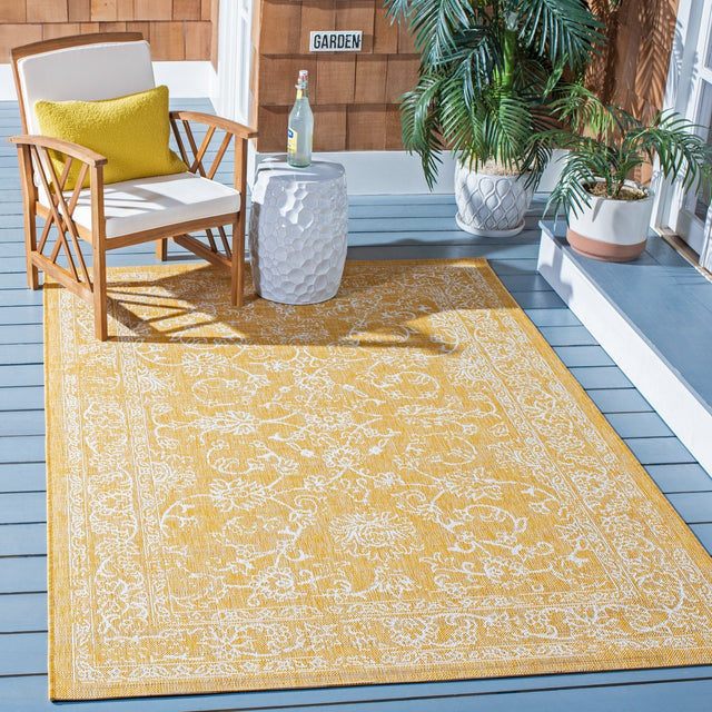 Safavieh Courtyard Cy8680 - 56021 Gold/Ivory Rugs - Safavieh - cy8680 - 56021 - 2
