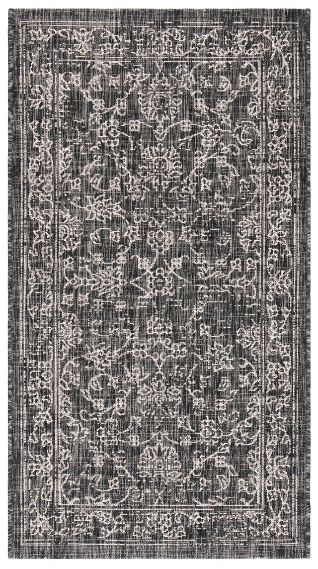 Safavieh Courtyard Cy8680 Black/Ivory Rug - Safavieh - cy8680 - 36621 - 4r
