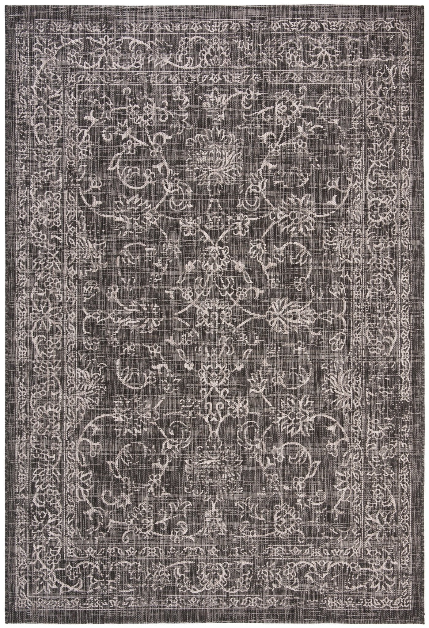 Safavieh Courtyard Cy8680 Black/Ivory Rug - Safavieh - cy8680 - 36621 - 810