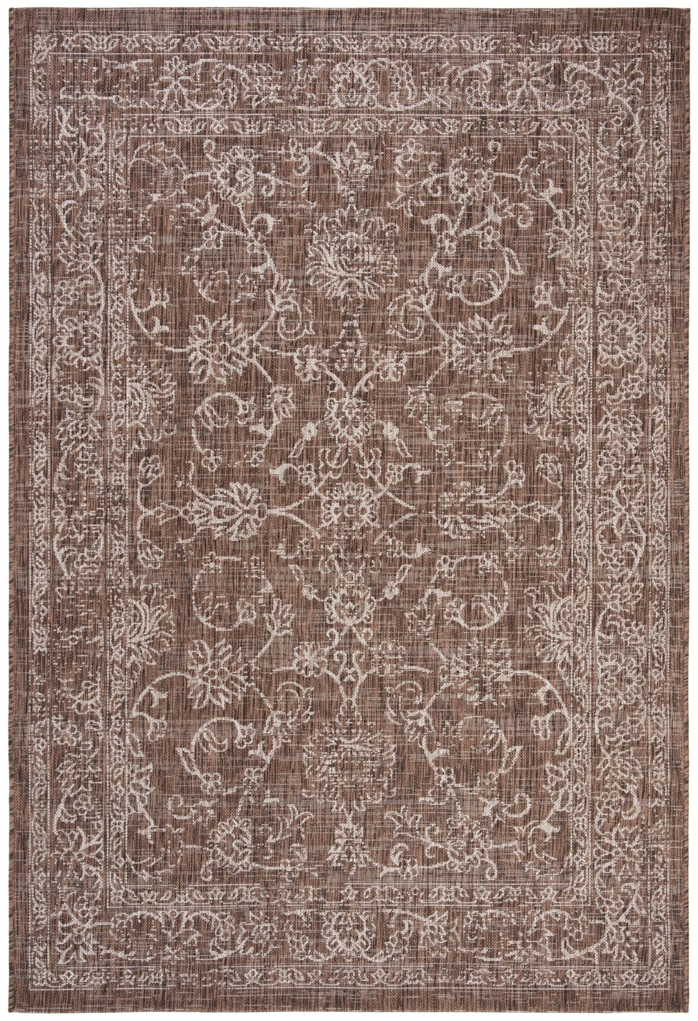 Safavieh Courtyard Cy8680 Brown/Ivory Rug - Safavieh - cy8680 - 36321 - 810
