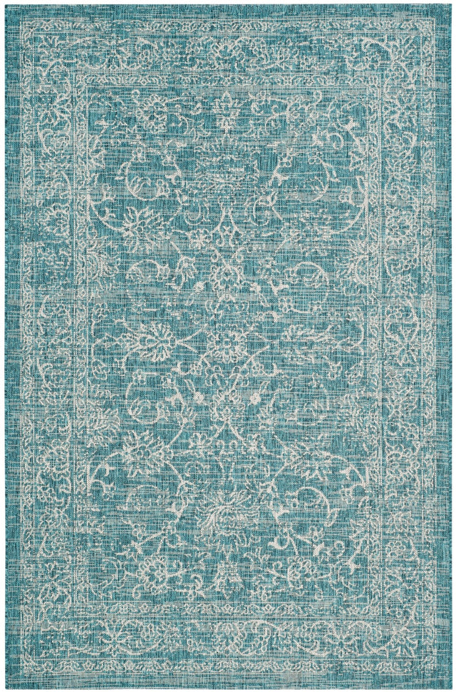 Safavieh Courtyard Cy8680 Turquoise Rug - Safavieh - cy8680 - 37221 - 4