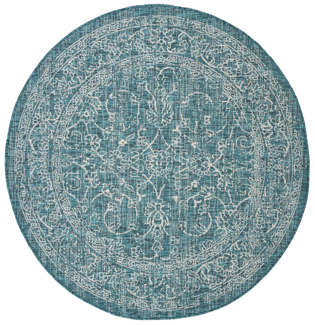 Safavieh Courtyard Cy8680 Turquoise Rug - Safavieh - cy8680 - 37221 - 4r