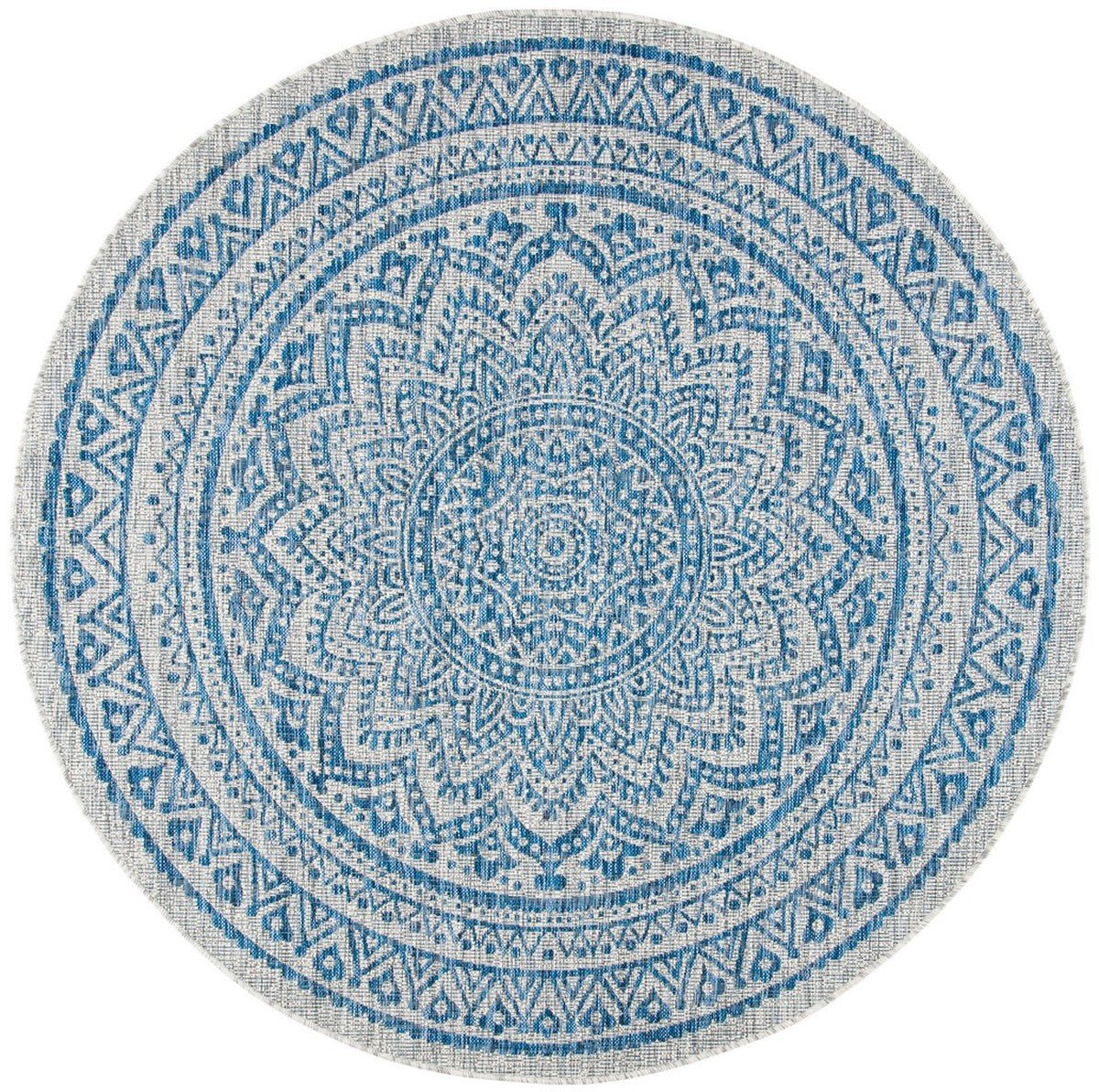 Safavieh Courtyard Cy8734 - 36812 Light Grey/Blue Rugs - Safavieh - cy8734 - 36812 - 214