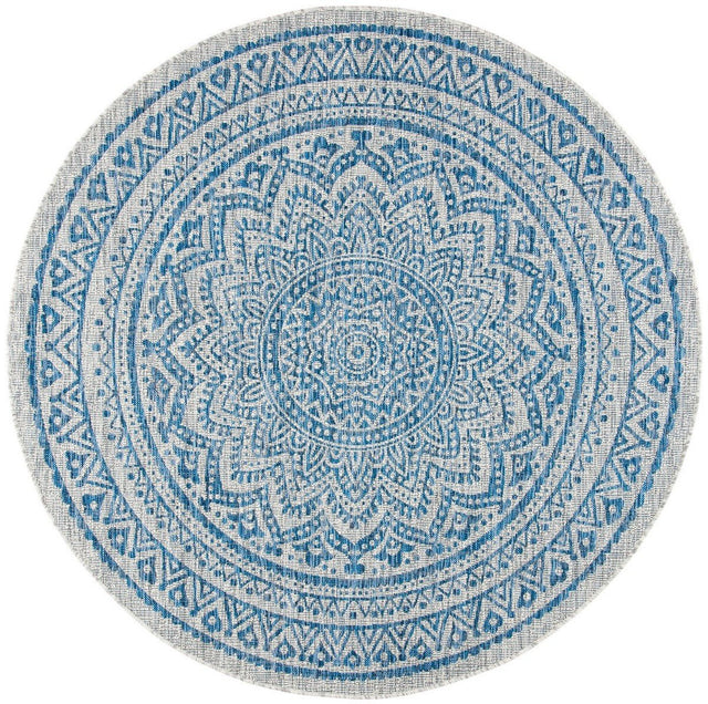 Safavieh Courtyard Cy8734 - 36812 Light Grey/Blue Rugs - Safavieh - cy8734 - 36812 - 214