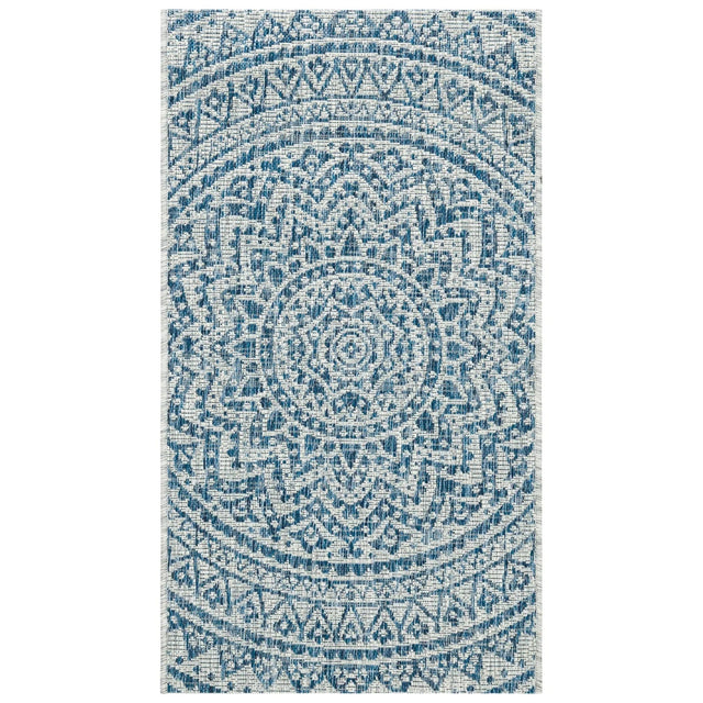 Safavieh Courtyard Cy8734 - 36812 Light Grey/Blue Rugs - Safavieh - cy8734 - 36812 - 214